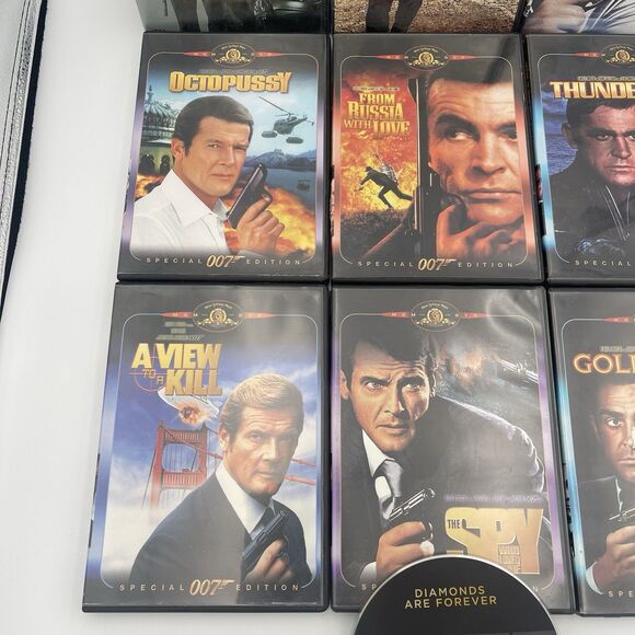 Bundle Lot of 10 James Bond 007 DVD Movies - Picture 3 of 16